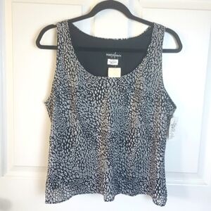 Positive attitude Vintage Shell Tank Top 14 NWT